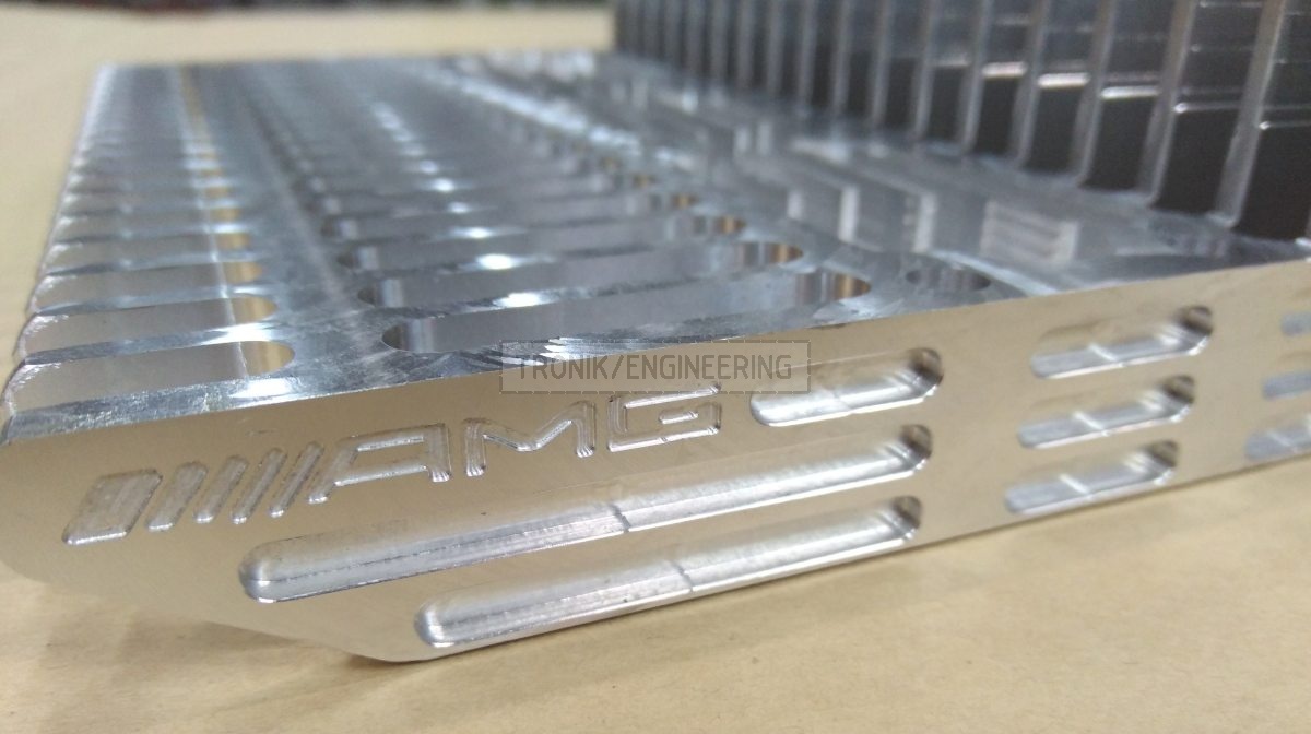 reducer lid cooling radiator for Quaife lock diff on Mercedes Benz W124 E60 AMG pic6