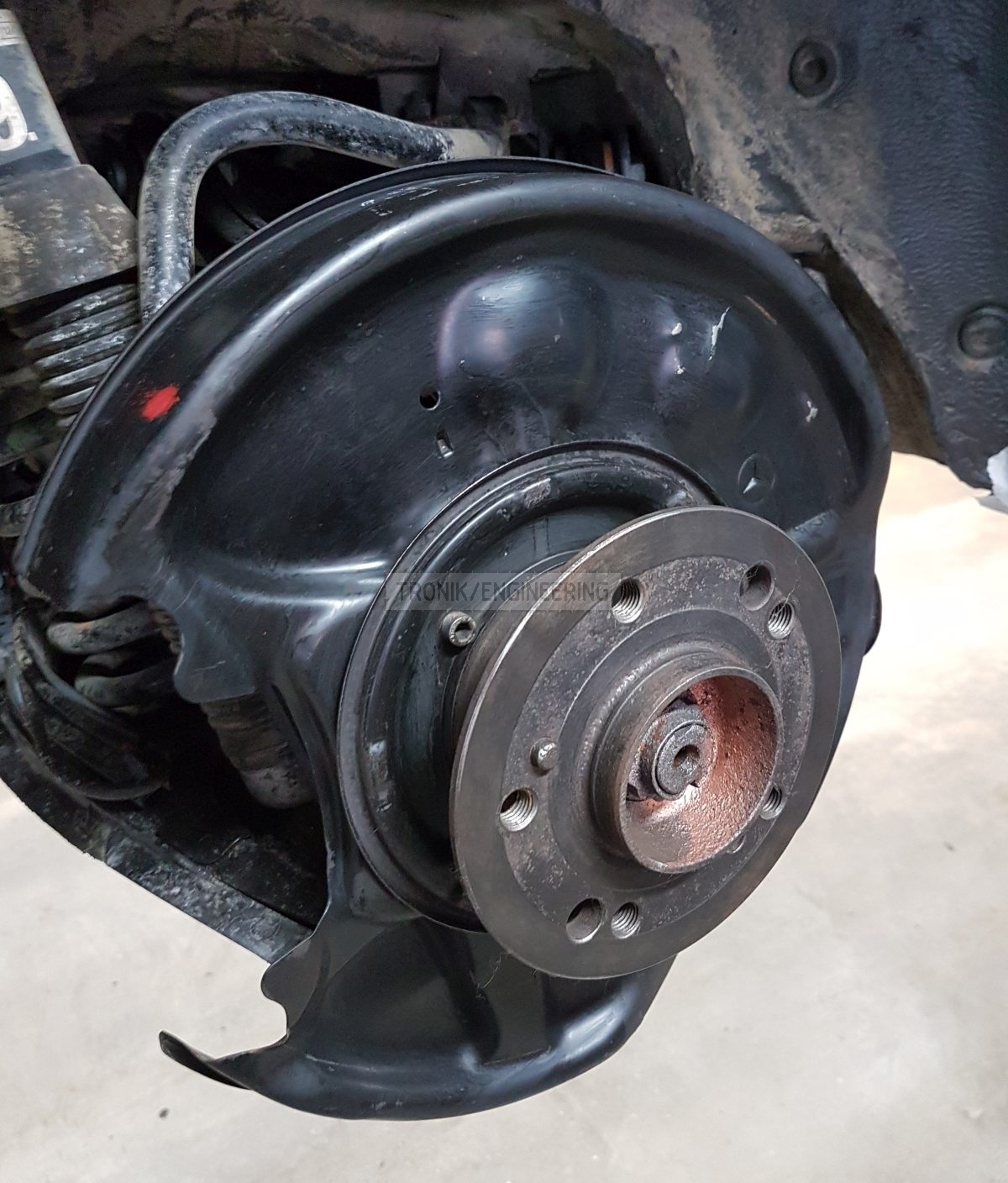 cleaned off rear shield and knuckle cleaned off rear shield and knuckle