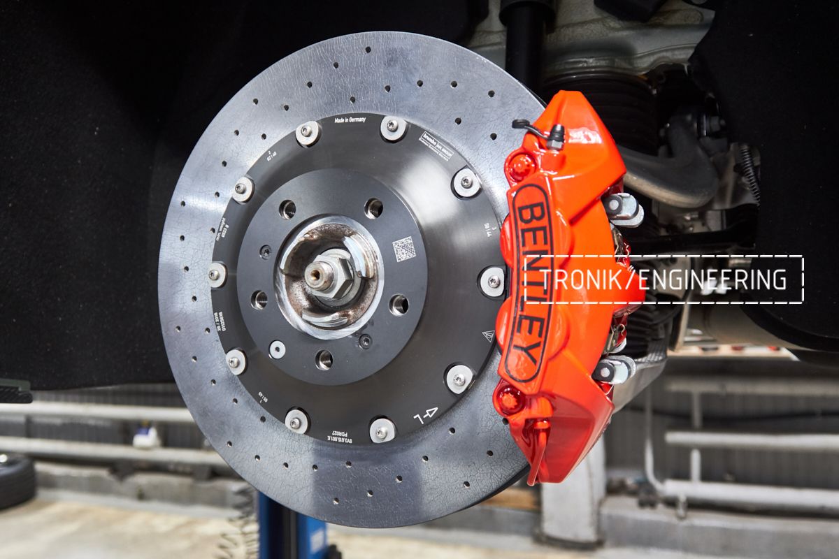 Bentley Continental GT carbonceramic brakes upgrade kit
