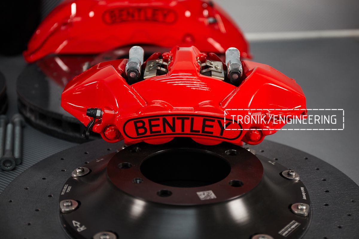 Bentley Continental GT carbon-ceramic brakes upgrade kit. Pic 7