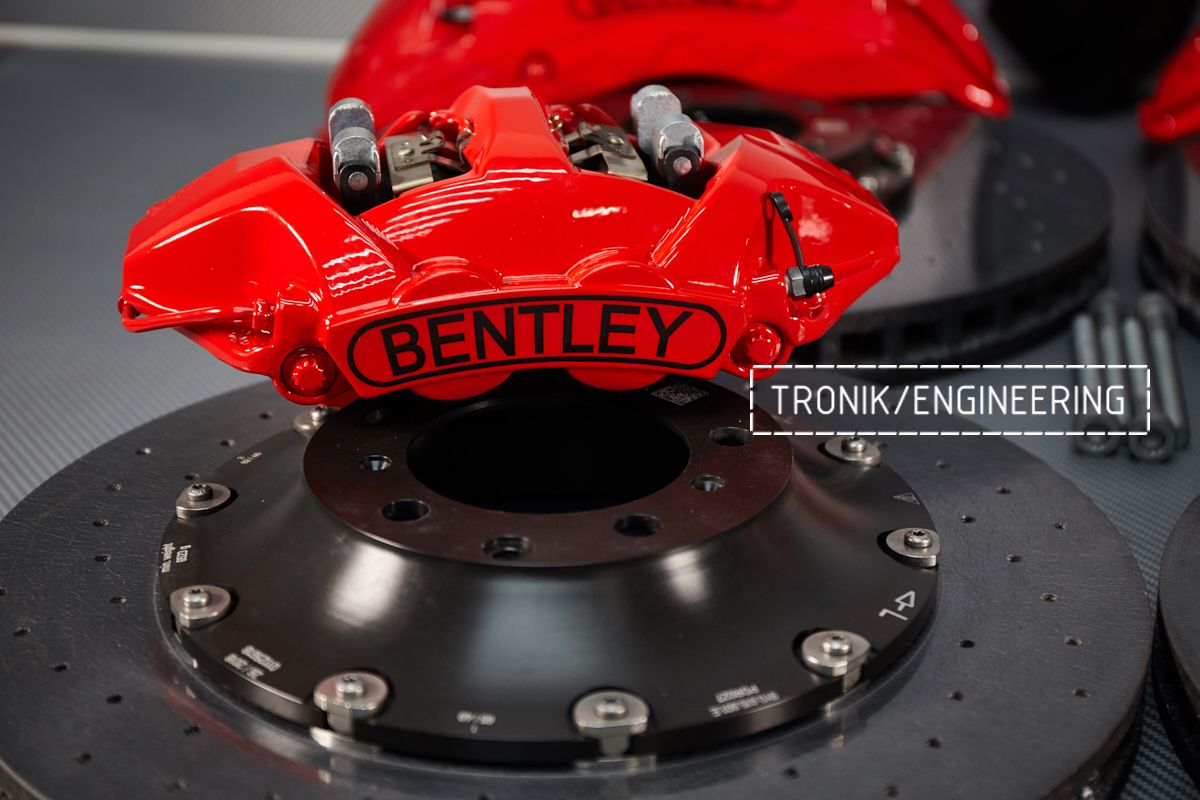 Bentley Continental GT carbon-ceramic brakes upgrade kit. Pic 6