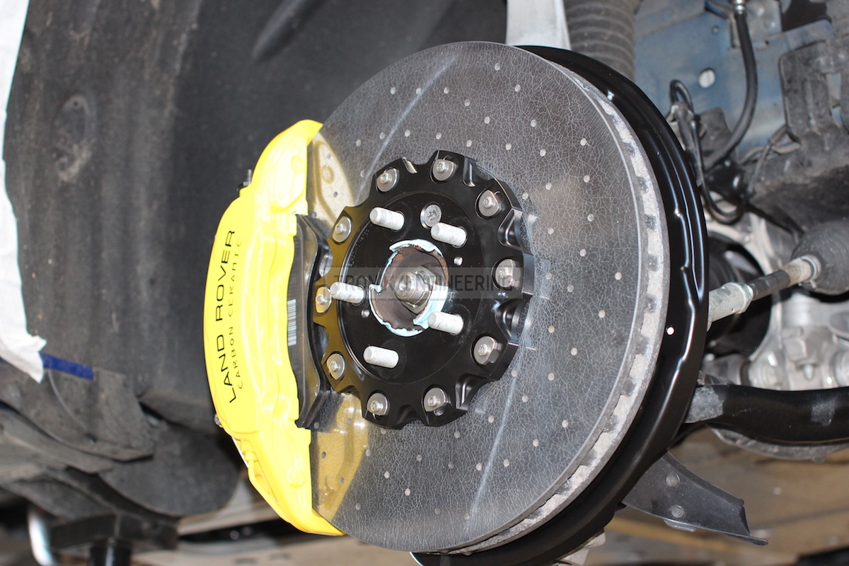  front axle 6 pot caliper & brake rotor410-36 pic 1