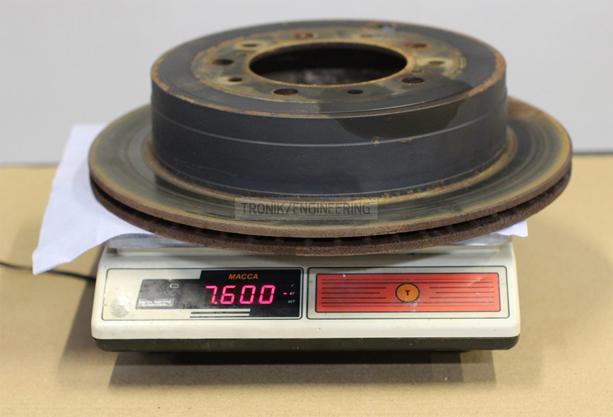 standard rear brake rotor