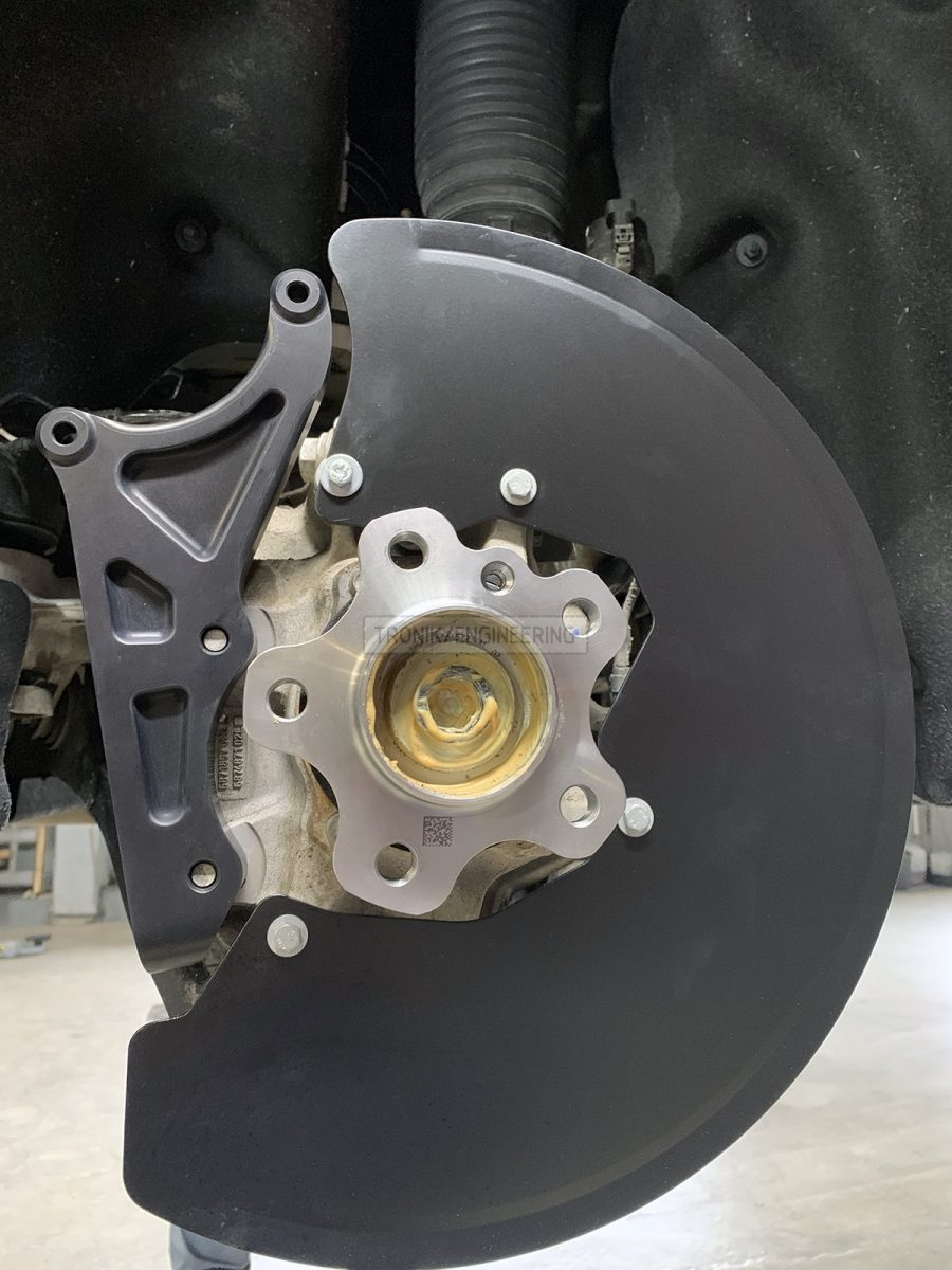 rear rotor & calipers adapter protector