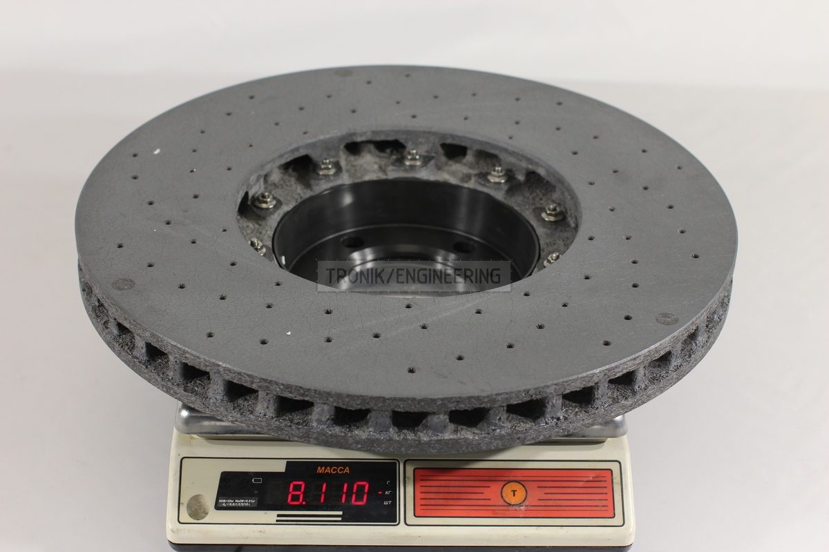 front axle carbon ceramic weight 8110 gr