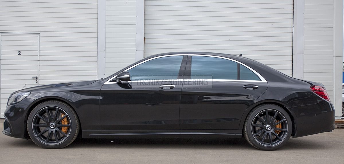 installed carbon ceramic brake system Mercedes W222 S63AMG pic 5
