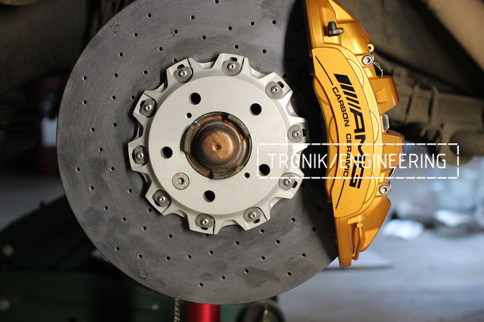 Carbon-Ceramic Brake System set for Mercedes Benz G63 W463. Pic 12