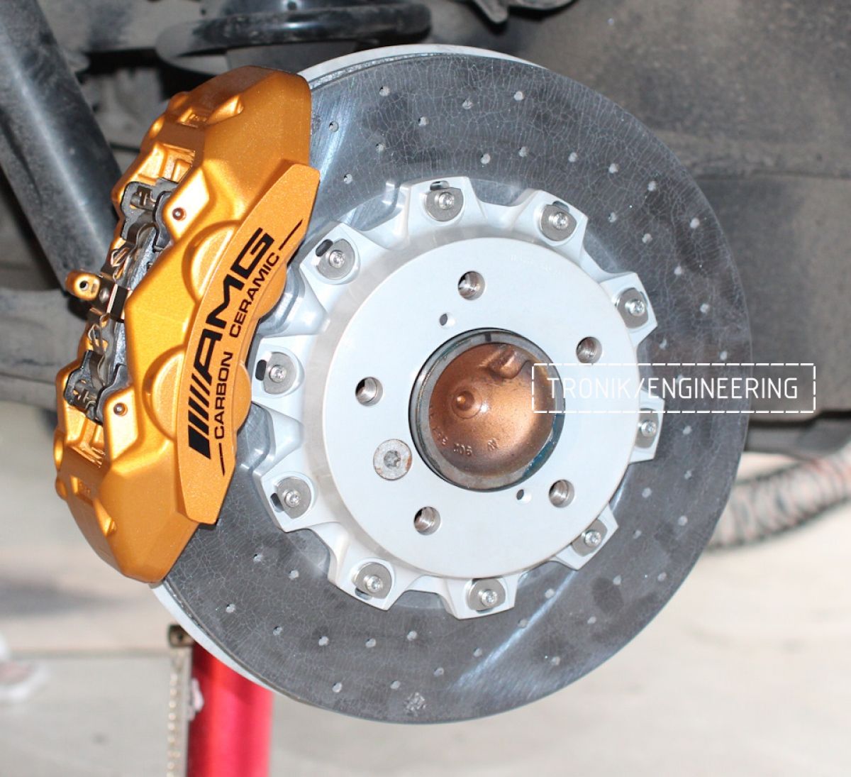 Carbon-Ceramic Brake System set for Mercedes Benz G63 W463. Pic 14