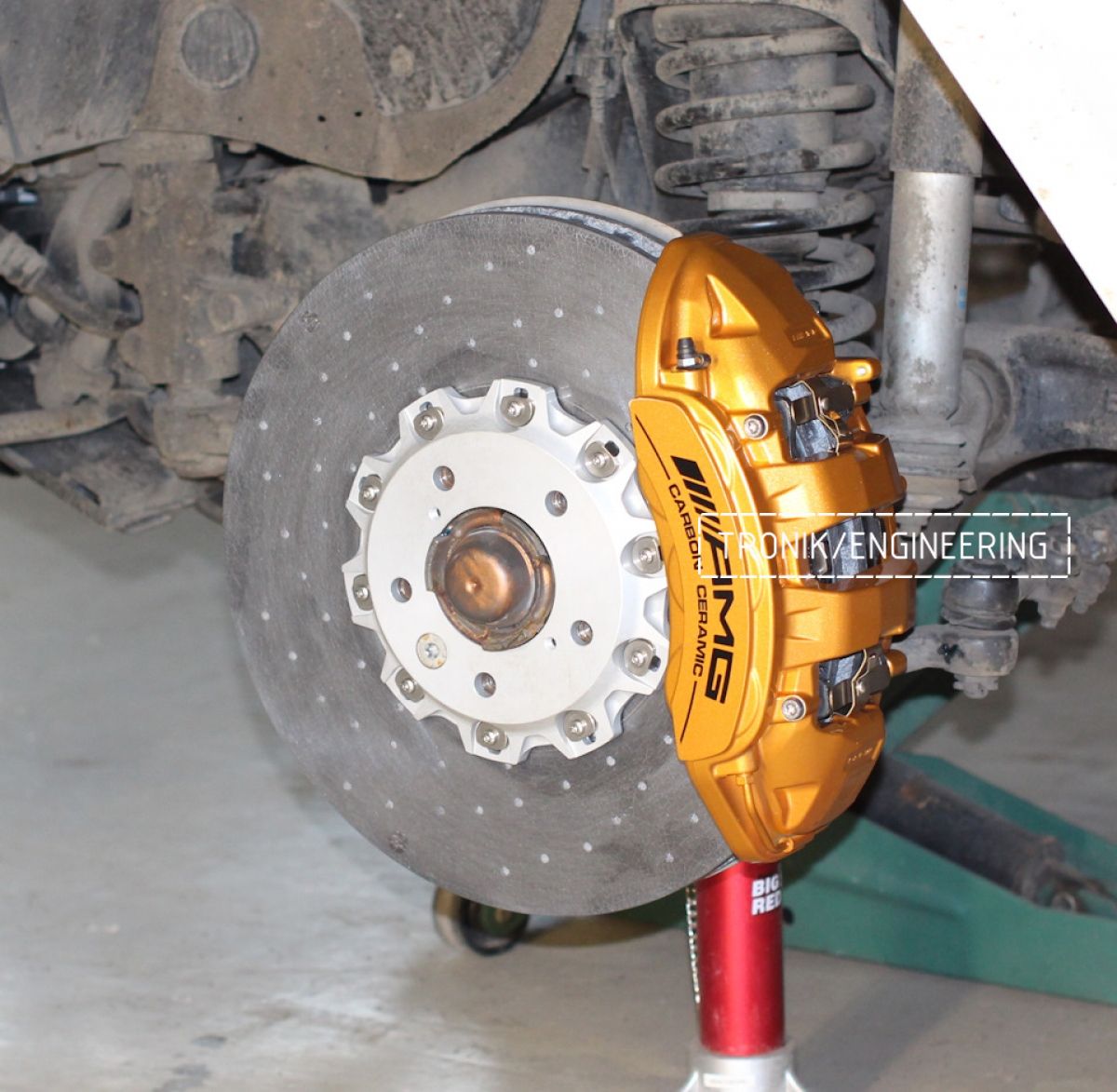Carbon-Ceramic Brake System set for Mercedes Benz G63 W463. Pic 15