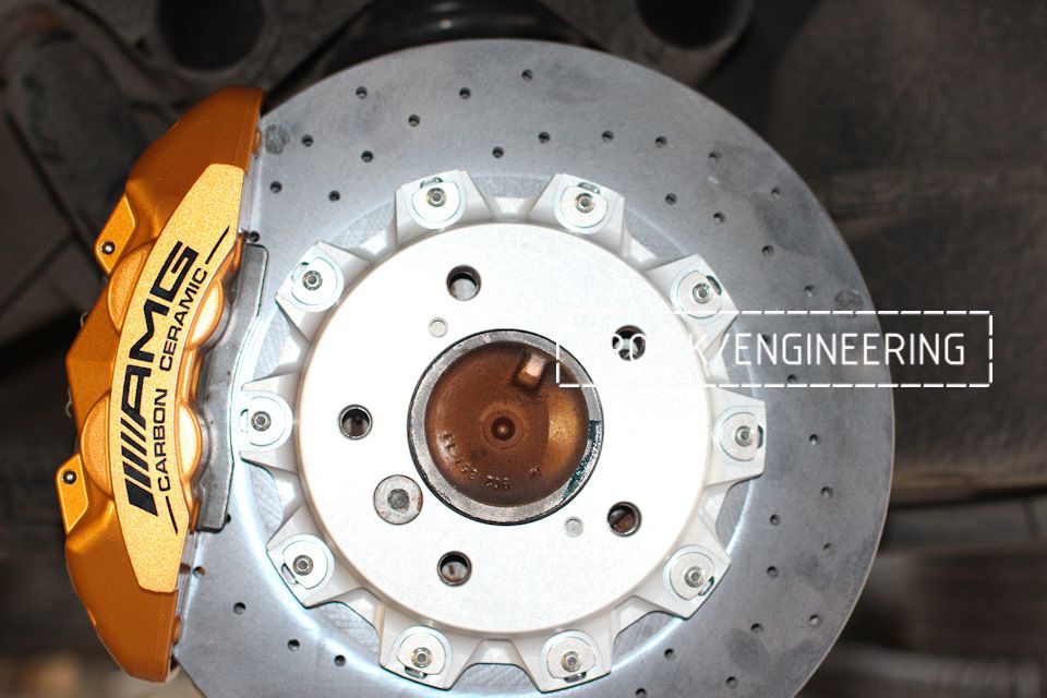 Carbon-Ceramic Brake System set for Mercedes Benz G63 W463. Pic 16
