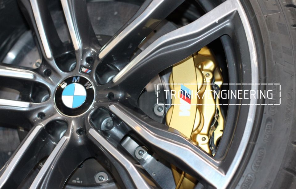 BMW X5M F85 carbon ceramic brakes BBK for real!. Pic 14