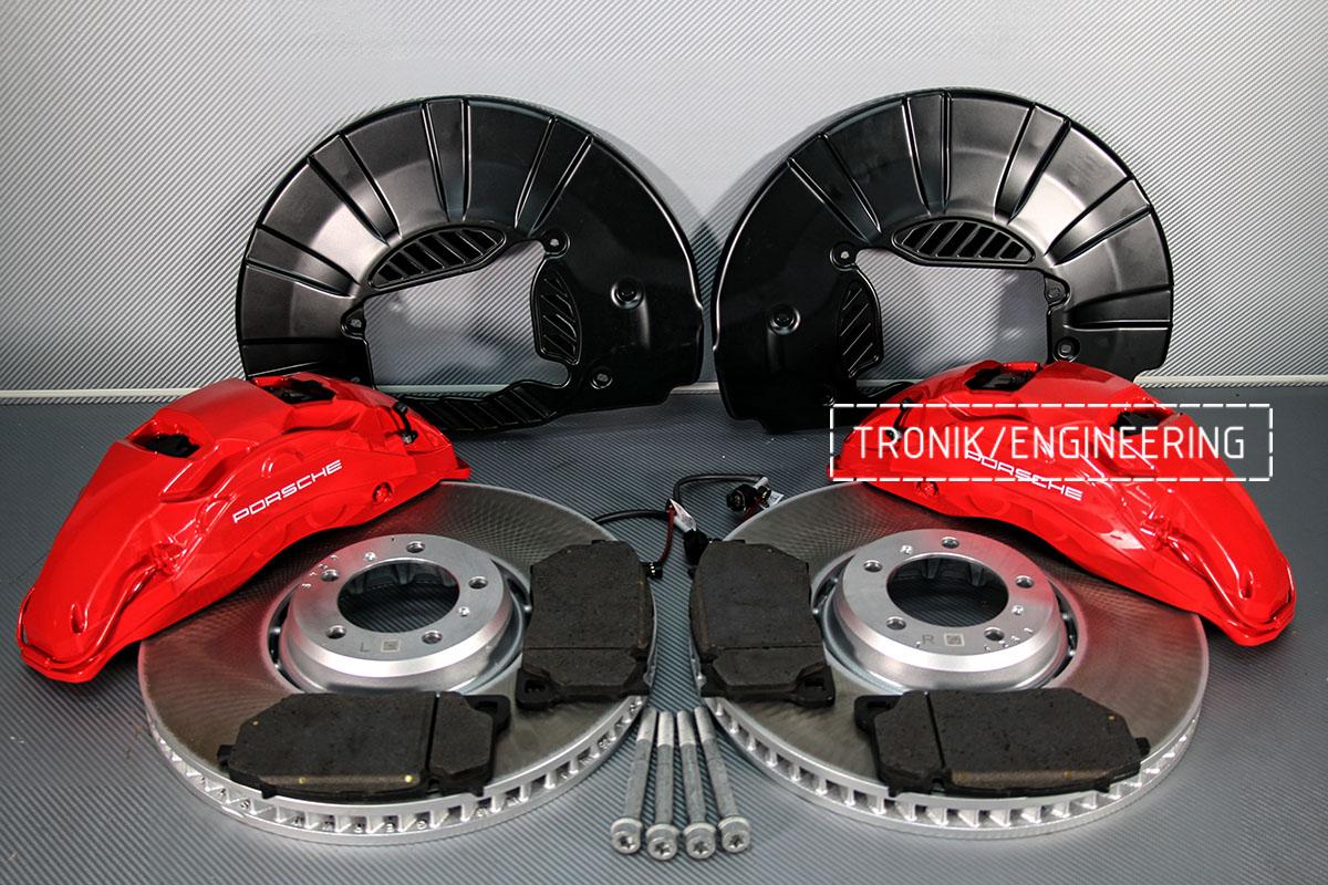 Retrofit set with 10-piston caliper and 420-40 mm disc for Porsche Panamera 970 and 971. Pic 1