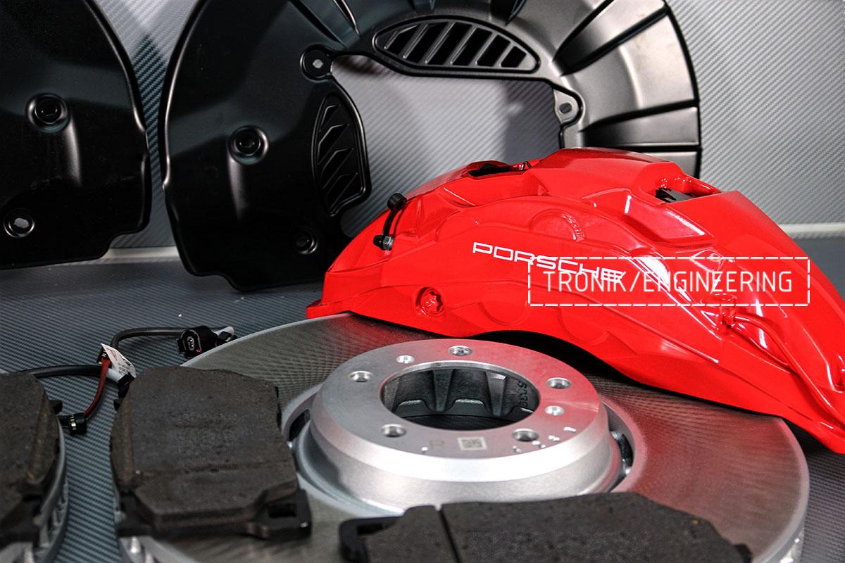 Retrofit set with 10-piston caliper and 420-40 mm disc for Porsche Panamera 970 and 971. Pic 8