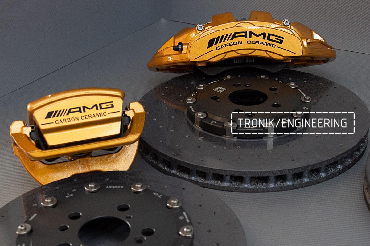 Mercedes Benz SLS W231 63 AMG Carbon Ceramic Brake System Set. Pic 9