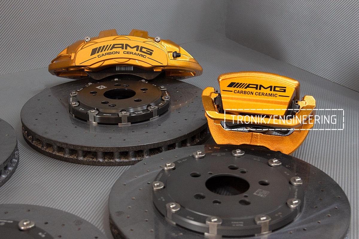 Mercedes Benz SLS W231 63 AMG Carbon Ceramic Brake System Set. Pic 8