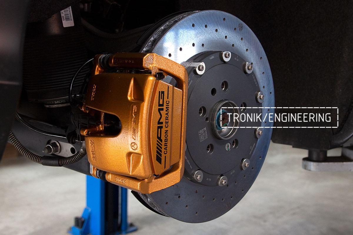 Mercedes Benz SLS W231 63 AMG Carbon Ceramic Brake System Set. Pic 16