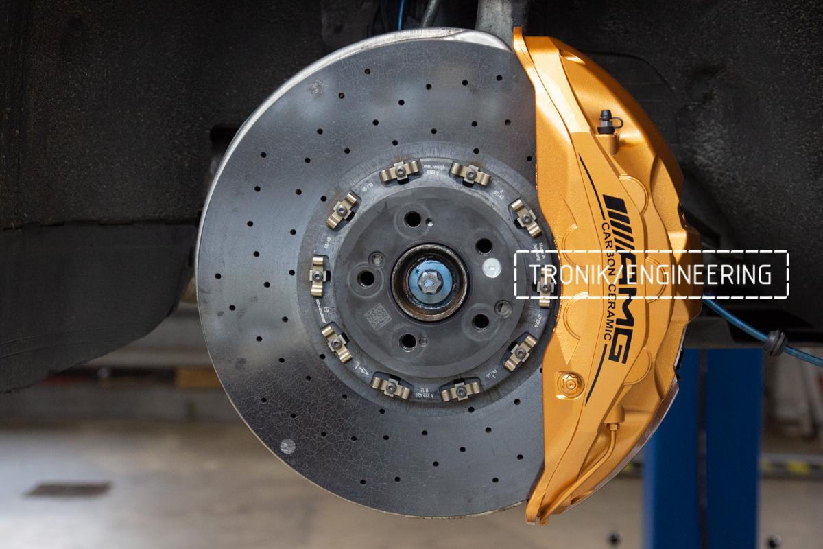 Retrofit Set with a 10-piston Caliper for Mercedes-Benz S500 W217. Pic 8