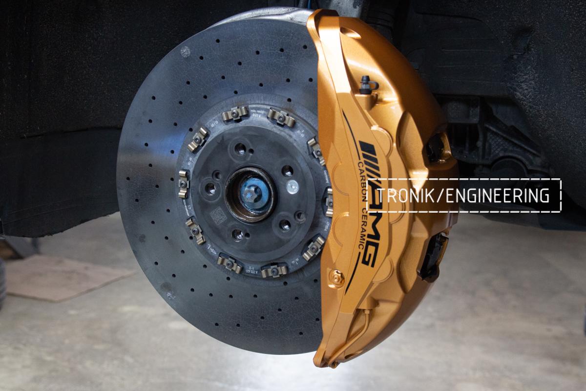 Retrofit Set with a 10-piston Caliper for Mercedes-Benz S500 W217. Pic 7