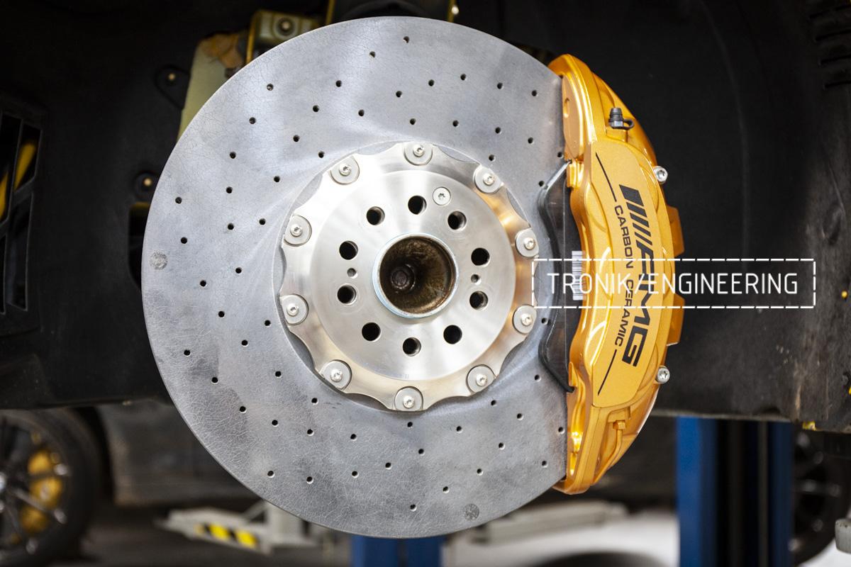 Mercedes-Benz AMG GT Carbon-Ceramic Brake System Set. Pic 8