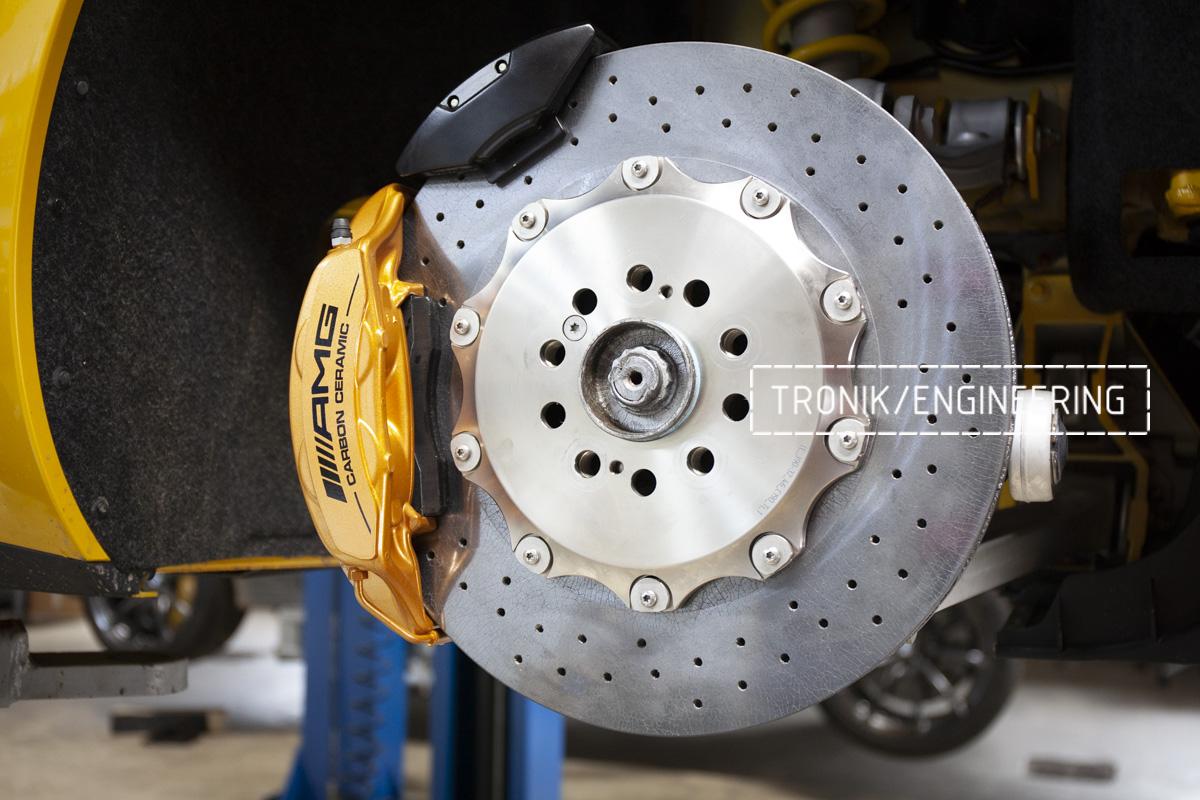 Mercedes-Benz AMG GT Carbon-Ceramic Brake System Set. Pic 10