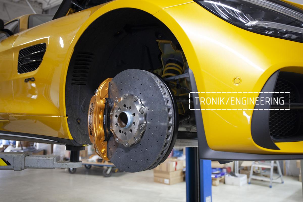 Mercedes-Benz AMG GT Carbon-Ceramic Brake System Set. Pic 12