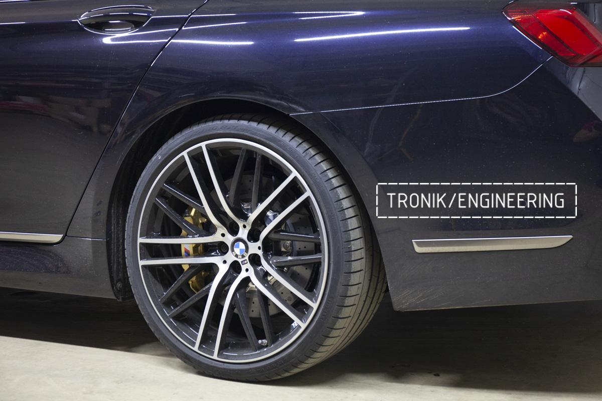 BMW G12 7-series carbon-ceramic brakes. Pic 20