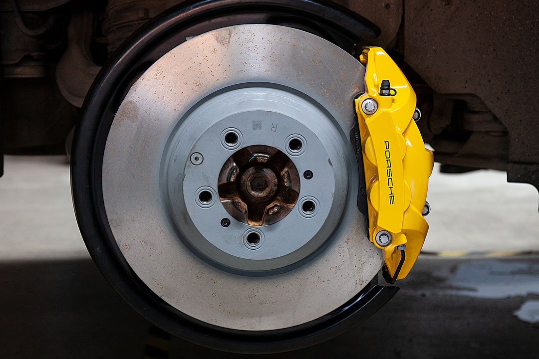 thumbnail image 2 of Kinetix Drilled Brake Discs & Pads Kit For Porsche Cayenne | Front & Rear | 350mm/330mm | W/ Sensors 2 of 5