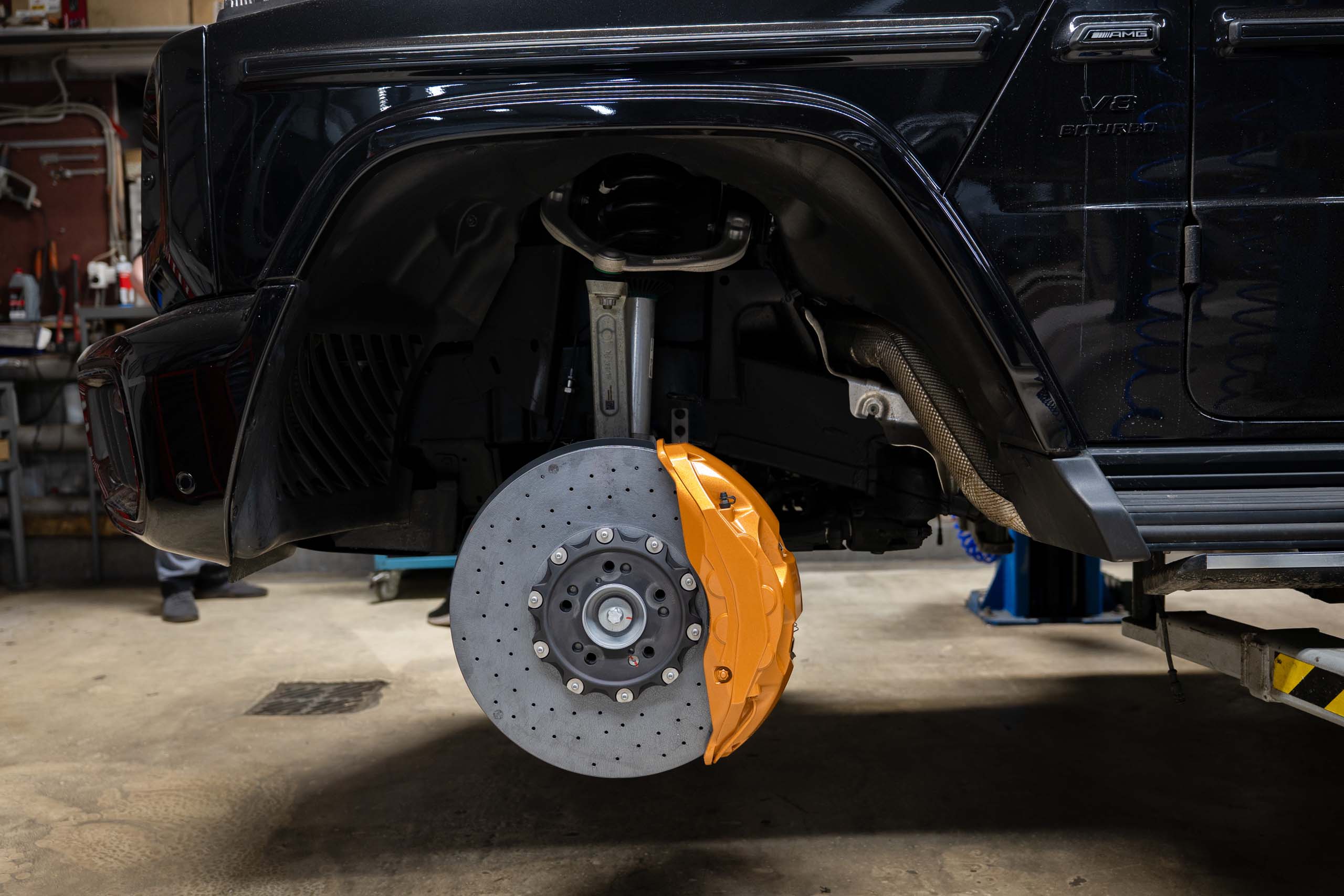 Carbon ceramic brake system for MB W463.276. Pic 1