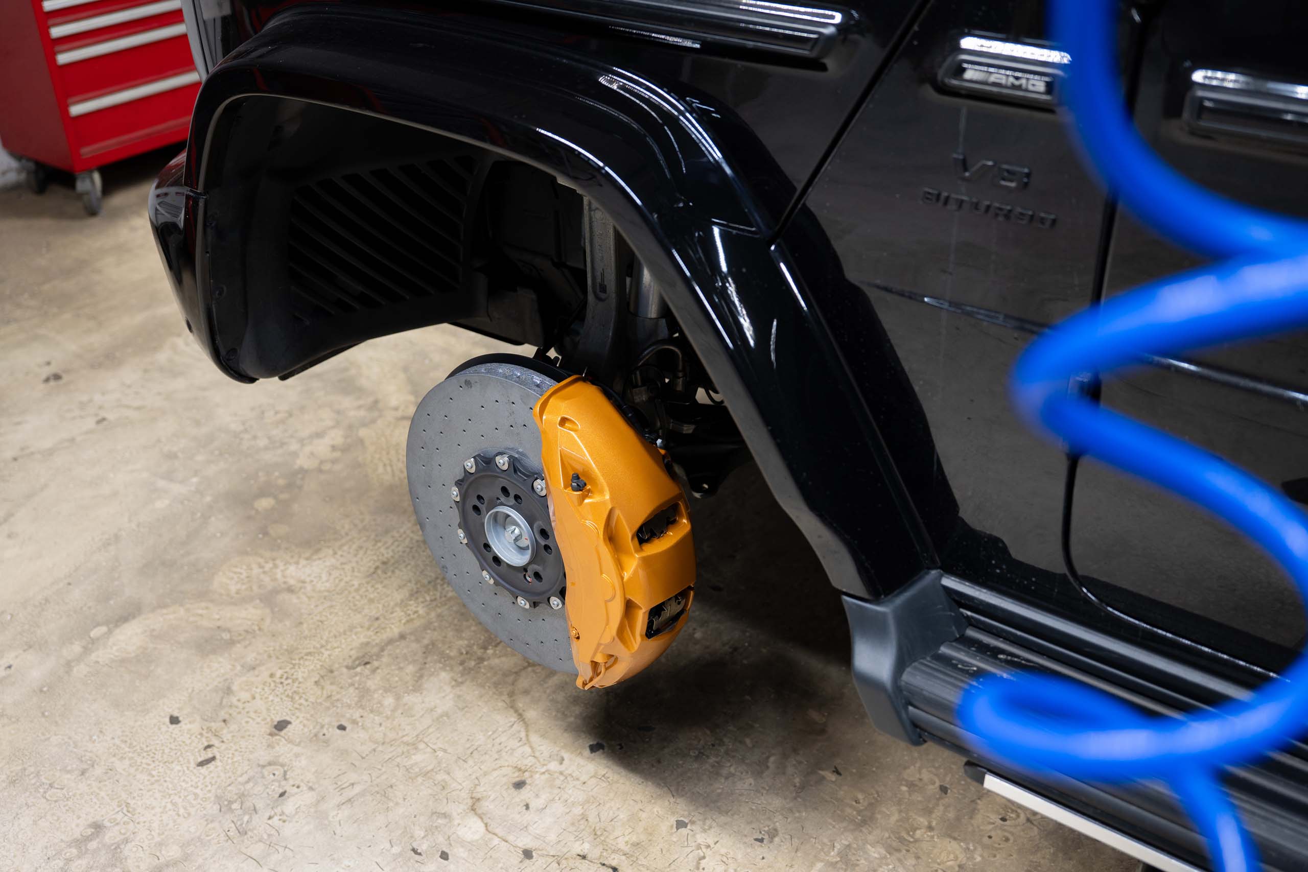 Carbon ceramic brake system for MB W463.276. Pic 3