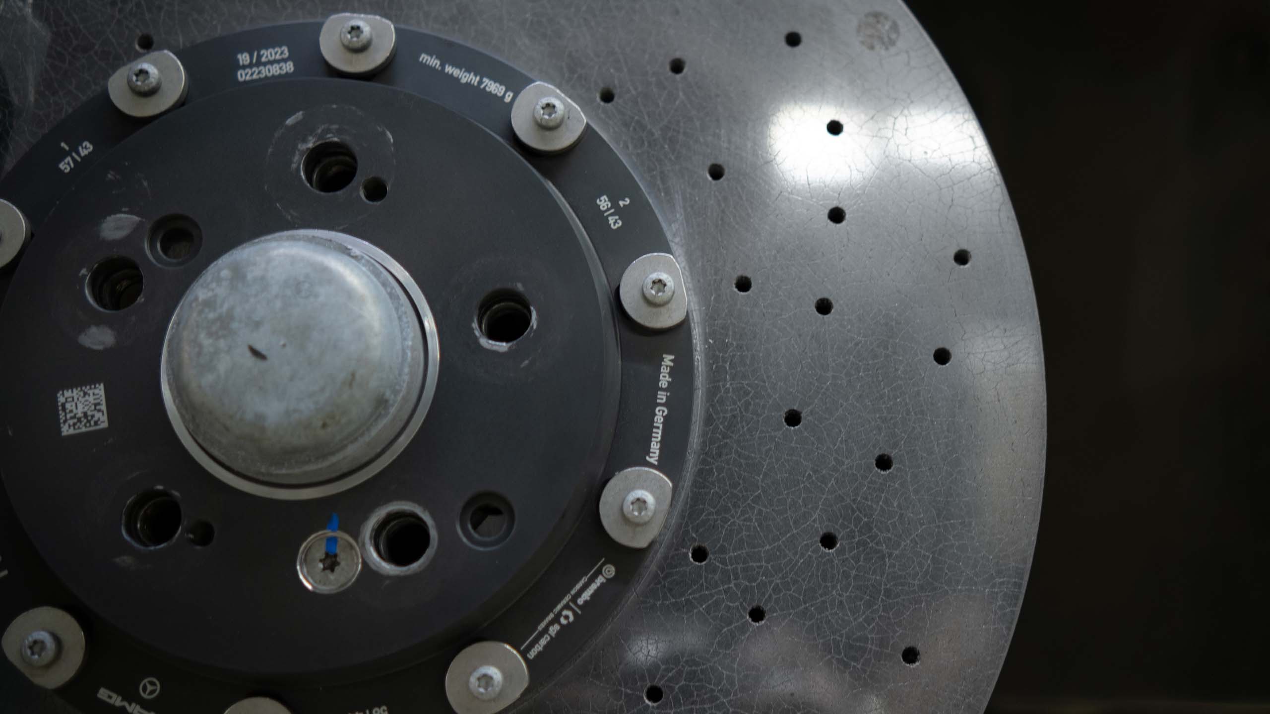 Carbon ceramic brake system for Mercedes-Benz W223. Pic 5