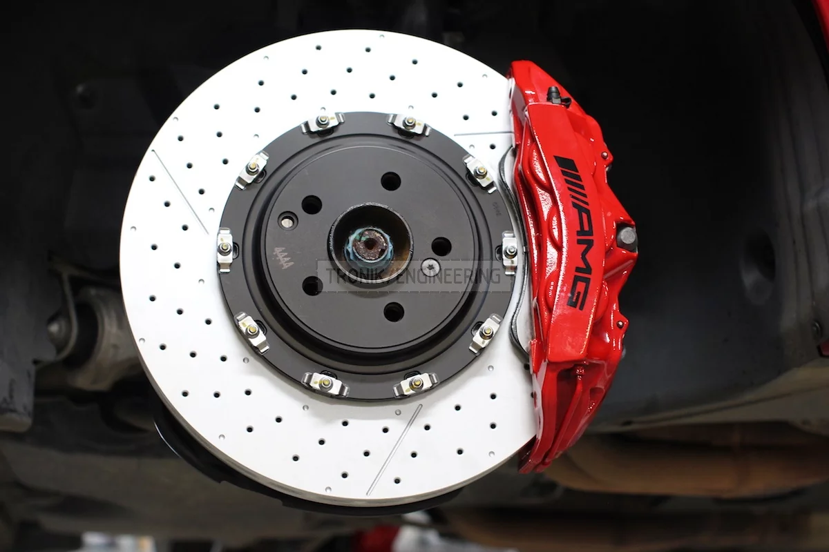 front axle brake system brembo brake rotor 390-36 pic2