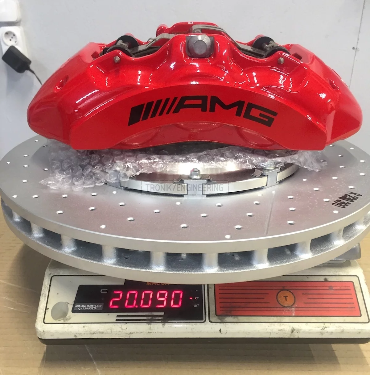 assembled brake system set weight is 20 kg