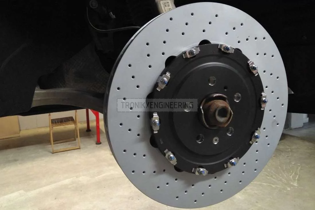 front brake rotor installed Audi SQ5