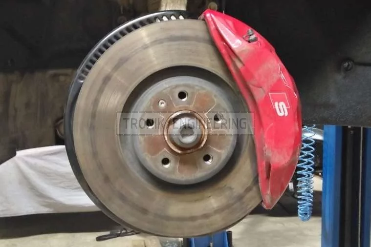 standard brake rotor & caliper