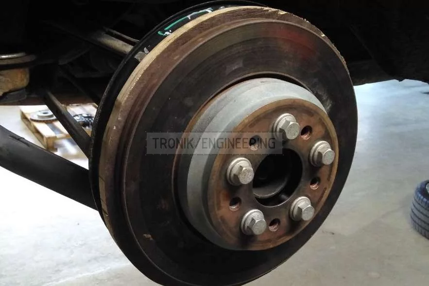 molding brake rotor dust shield