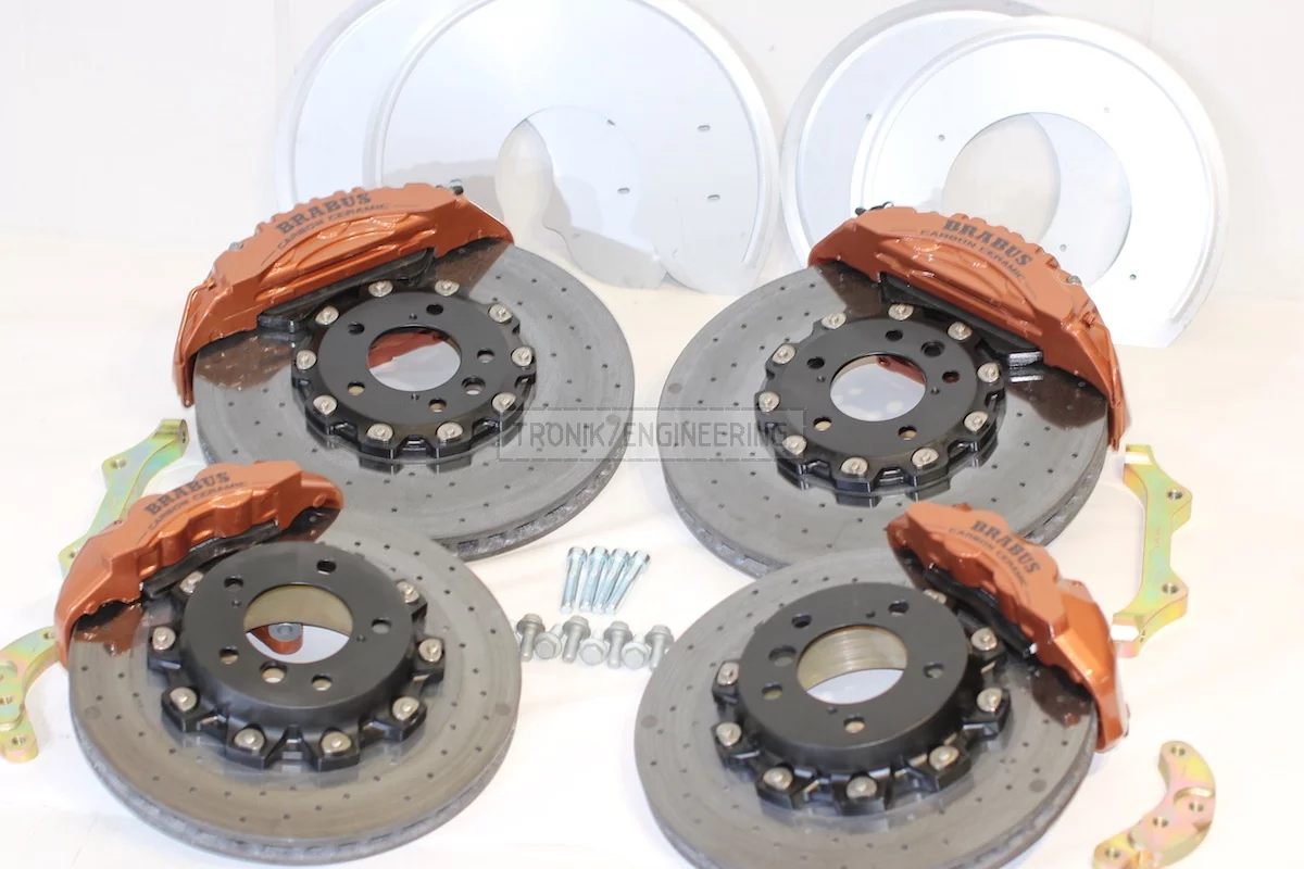 Mercedes Benz G-class carbon ceramic brake system set pic 1