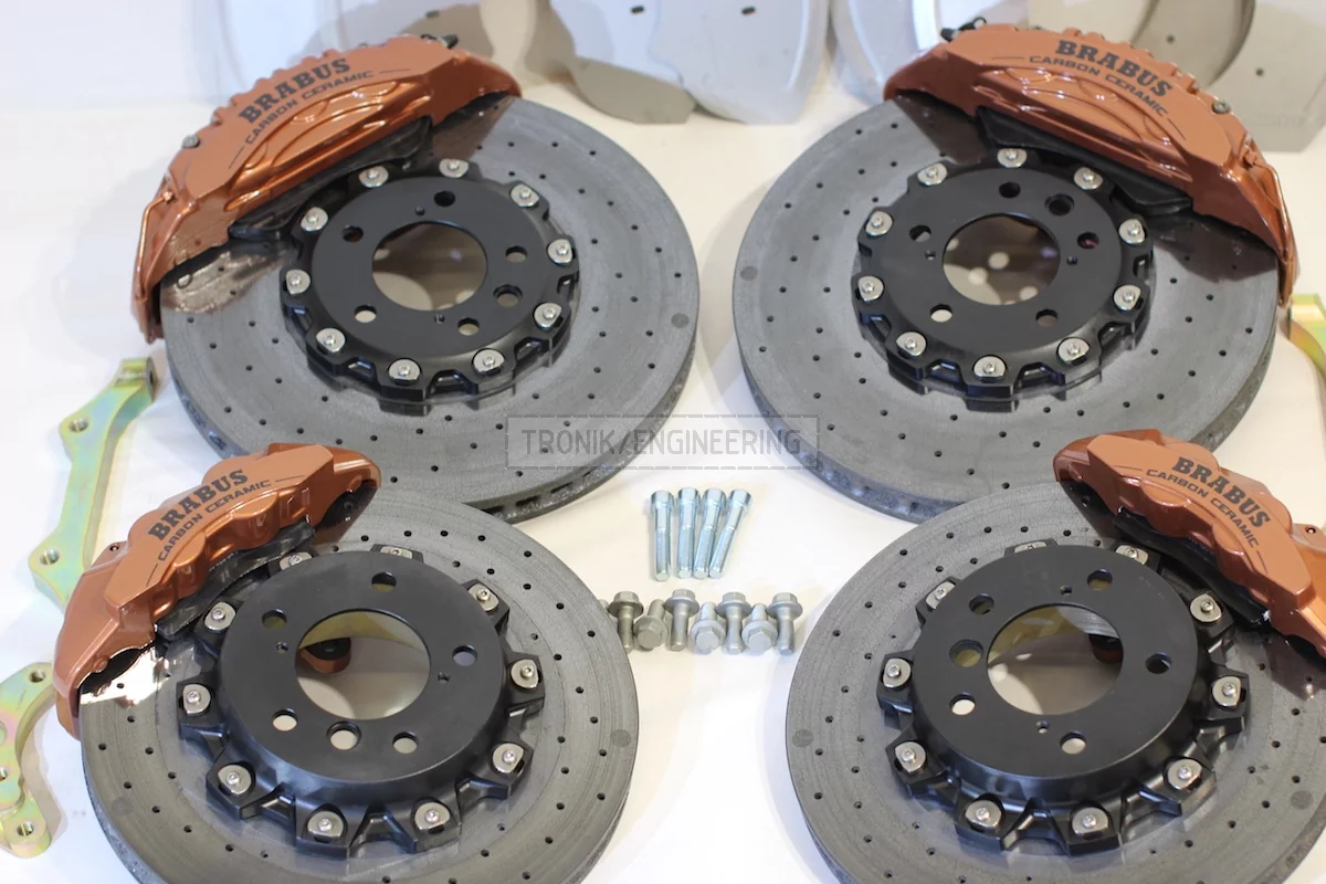 Mercedes Benz G-class carbon ceramic brake system set pic 3