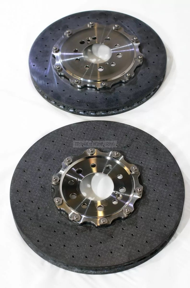 front & rear carbon ceramic brake rotors pic 2