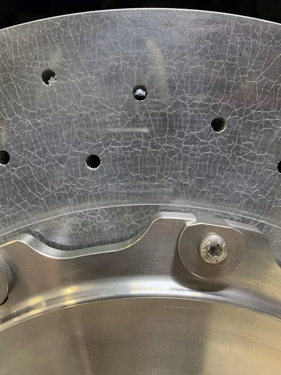 rear carbon ceramic brake rotor pic 2