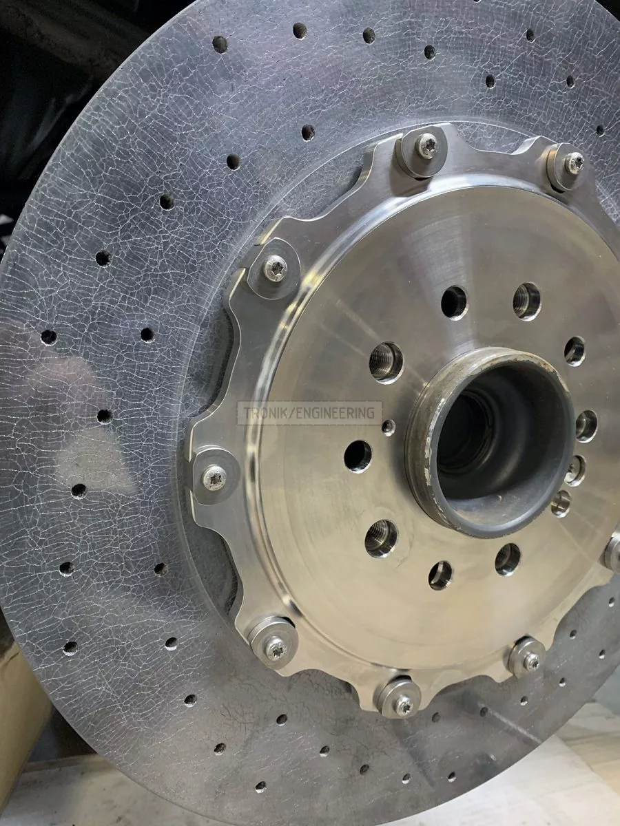 rear carbon ceramic brake rotor pic 3