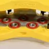 9Y0 615 123 AC, Front carbon ceramic left caliper Porsche Cayenne 9Y0