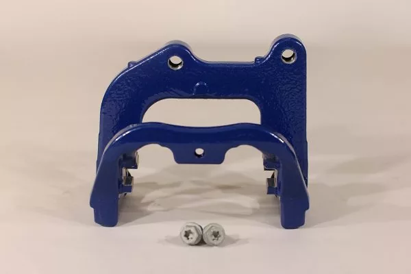 34 20 6 882 989, BMW F90 rear сaliper carrier blue, left