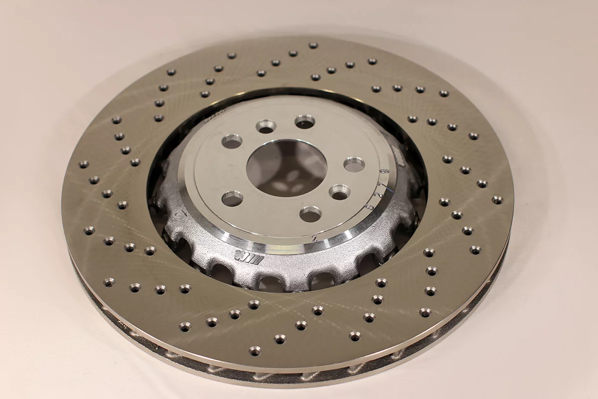 34 21 7 991 103,BMW M5 F90 rear brake disc, ventilated, perforated, left