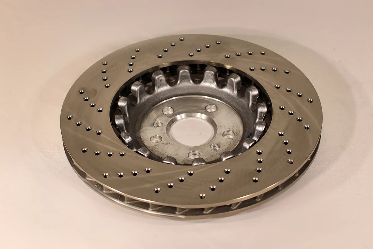 34 21 7 991 104,BMW M5 F90 rear brake disc, ventilated, perforated, right