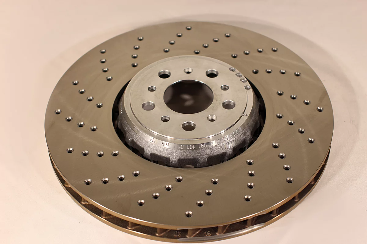 34 11 7 991 101,BMW M5 F90 front brake disc, ventilated, perforated, left