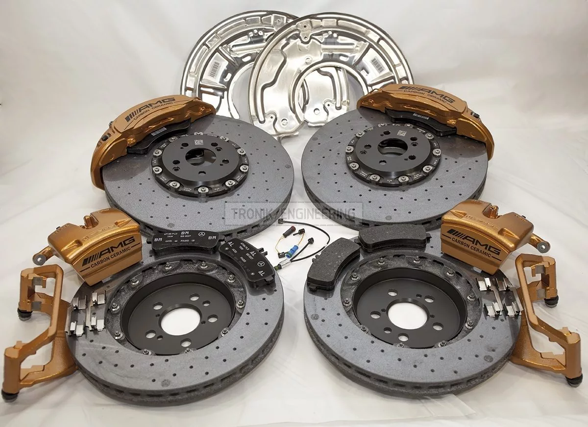 carbon ceramic Mercedes W222 S63AMG brake system set pic 1