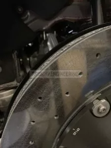dust shield for bigger brake rotor 1