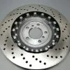 34 21 2 284 103 - BMW M5 F10 rear brake disc, ventilated, perforated, left. pic - 4