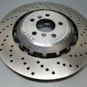 34 21 2 284 104 - BMW M5 F10 rear brake disc, ventilated, perforated, right. pic 1