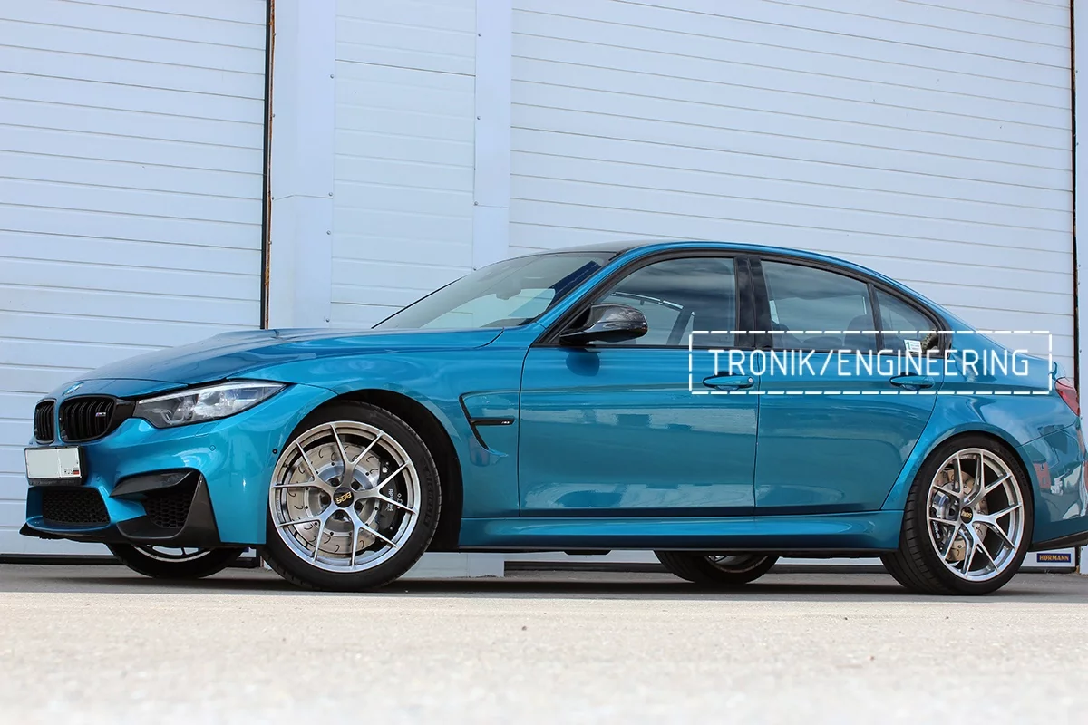 AP-racing brake system for BMW M3 F80 assembled